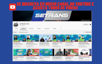 Confira no Canal SETRANS no Youtube lives de temas polêmicos e de interesse do setor